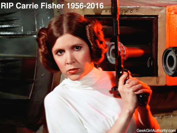 Gratitude for Carrie Fisher from the Writers at Geek Girl Authority