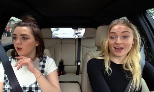 Sophie Turner and Maisie Williams Channel Ned Stark in CARPOOL KARAOKE Preview
