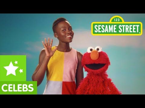 LUPITA NYONG’O AND ELMO TALK ABOUT SKIN COLOR ON SESAME STREET