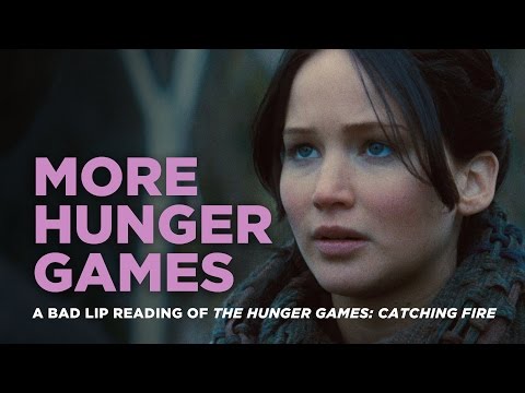 Hunger Games: Catching Fire and the BEST BAD LIP READING EVER!