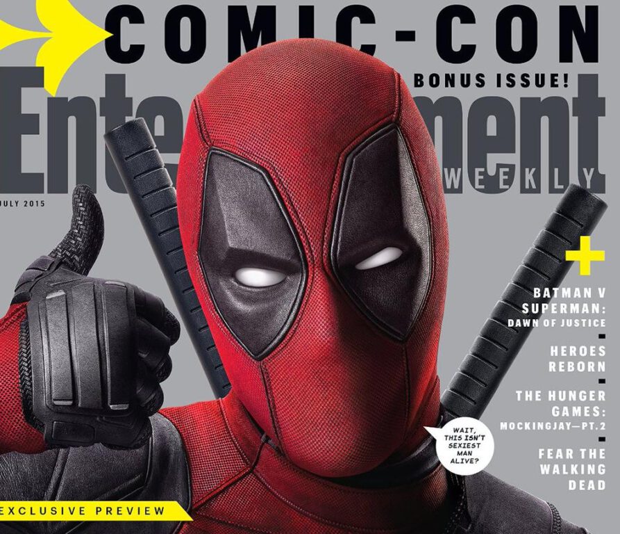 Deadpool Makes Jokes on Entertainment Weekly Cover