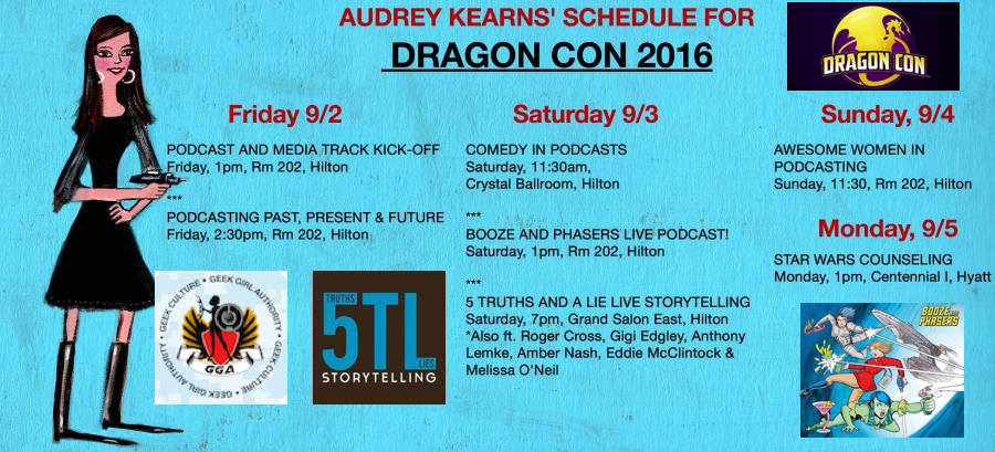 GGA’s Audrey Kearns Is Heading to #DragonCon – Here’s Her Complete and Awesome Schedule