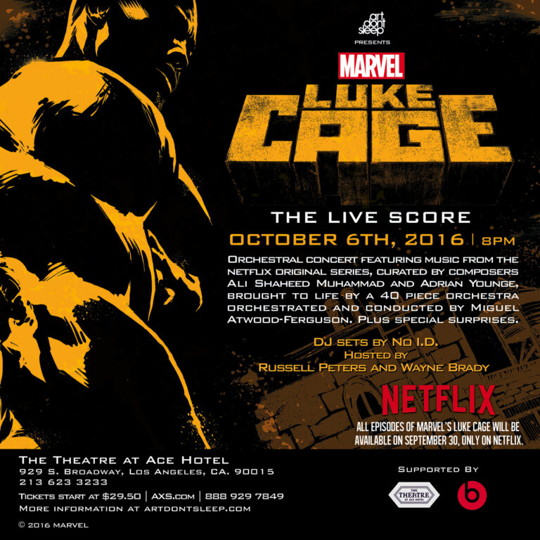 Love the music in Luke Cage? Experience it live in L.A.!