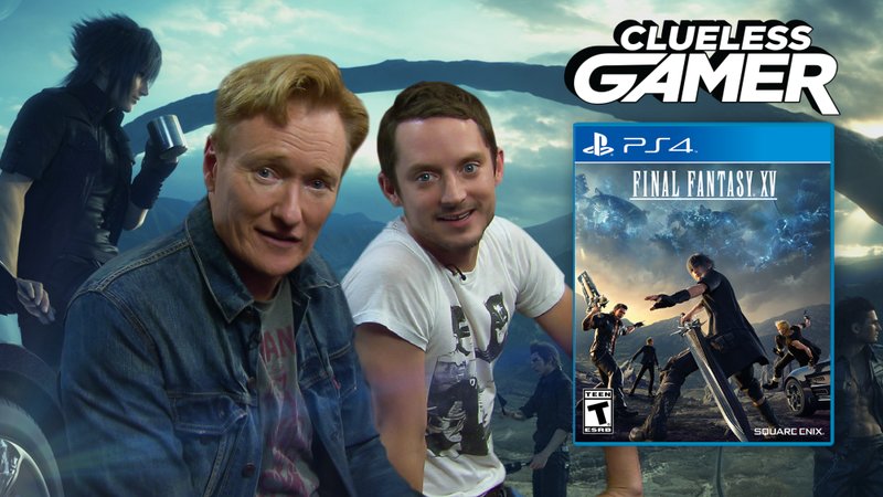 Conan And Elijah Wood Play The New Final Fantasy
