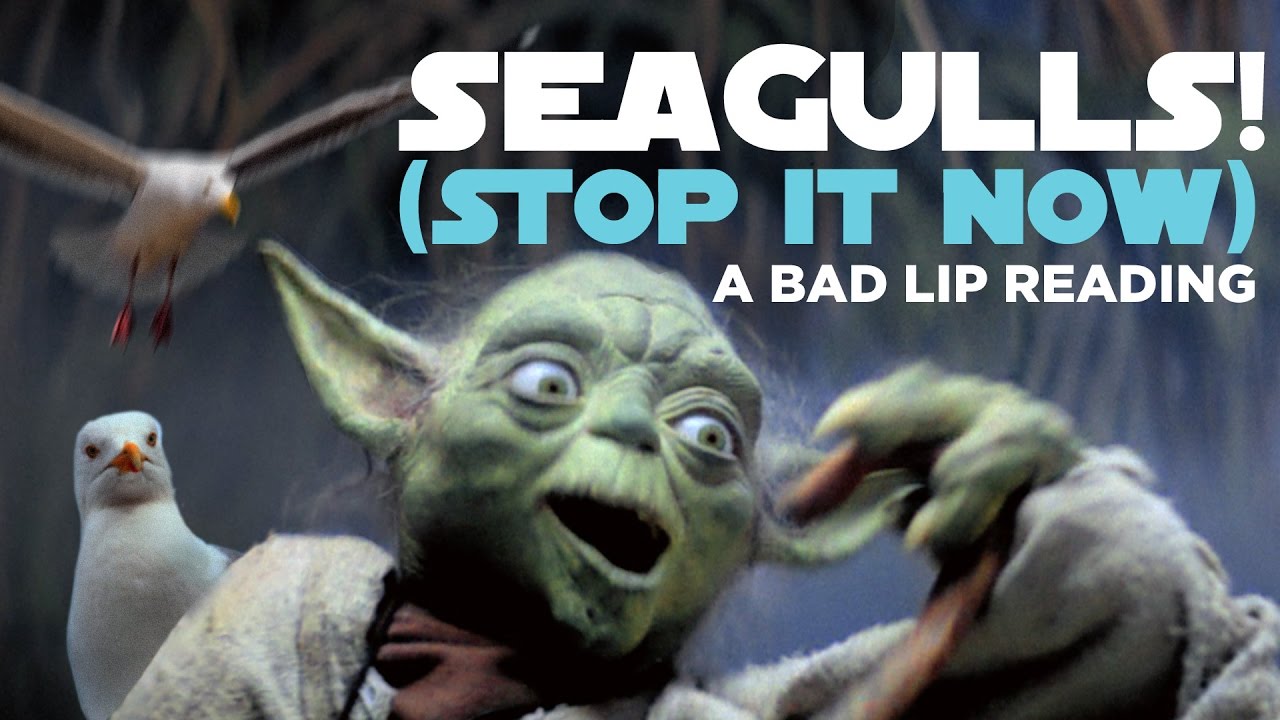 Yoda SINGS in Bad Lip Reading’s ‘SEAGULLS! (Stop it Now)’