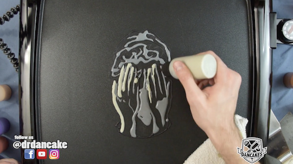 Don’t Blink! Just eat this DOCTOR WHO Weeping Angel pancake