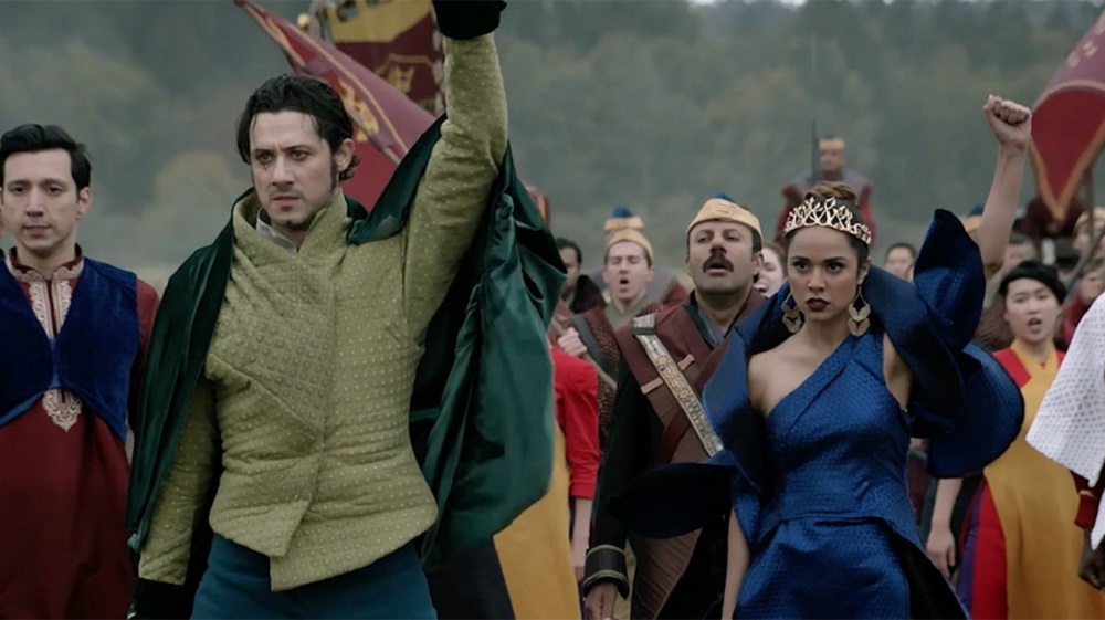 Still of Hale Appleman and Summer Bishil