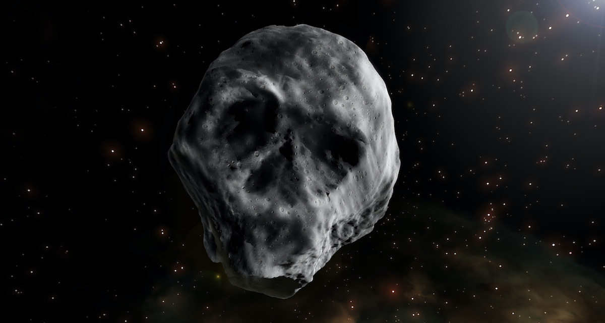 Of Course There’s a Skull Shaped Asteroid in Our Solar System