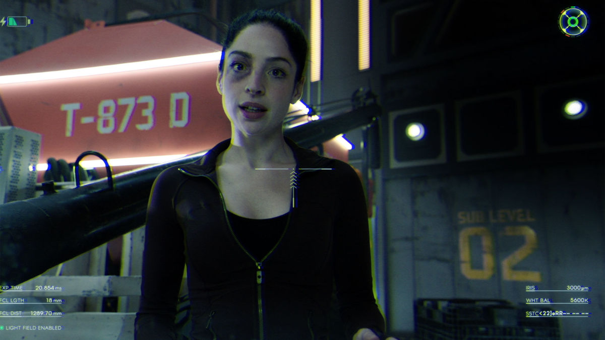 Still of Anna Hopkins as Monica Stuart in The Expanse.