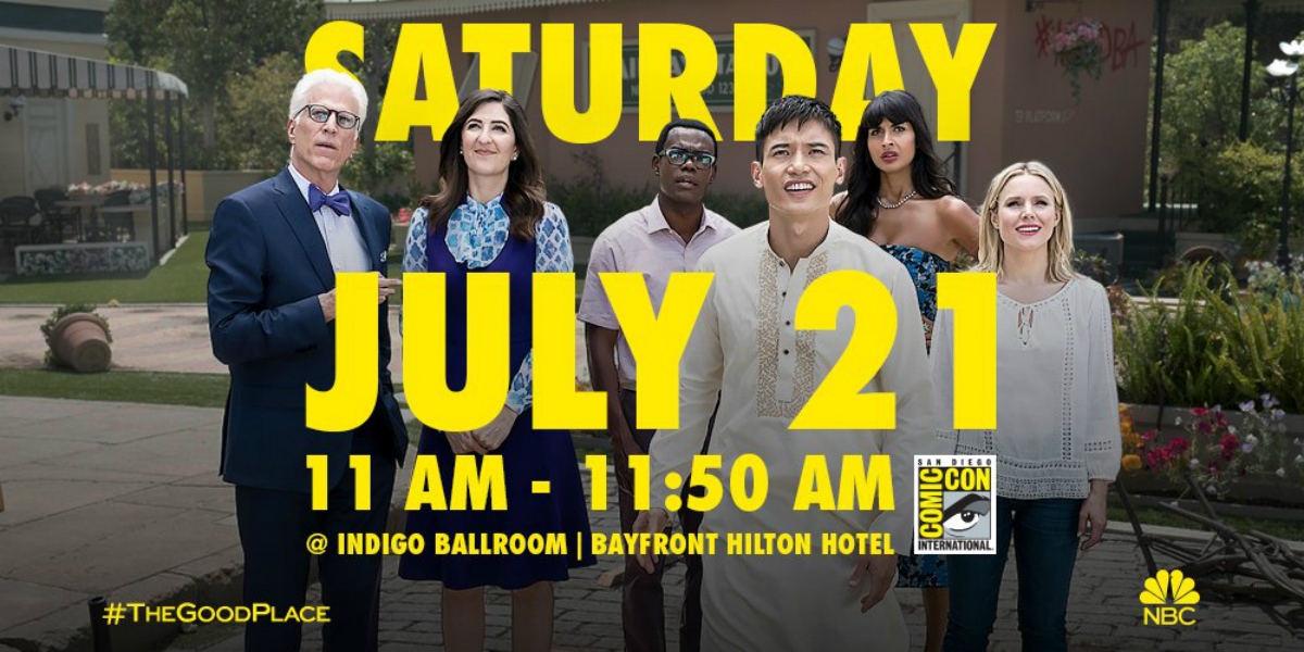 SDCC 2018: THE GOOD PLACE Panel Was So Forking Good