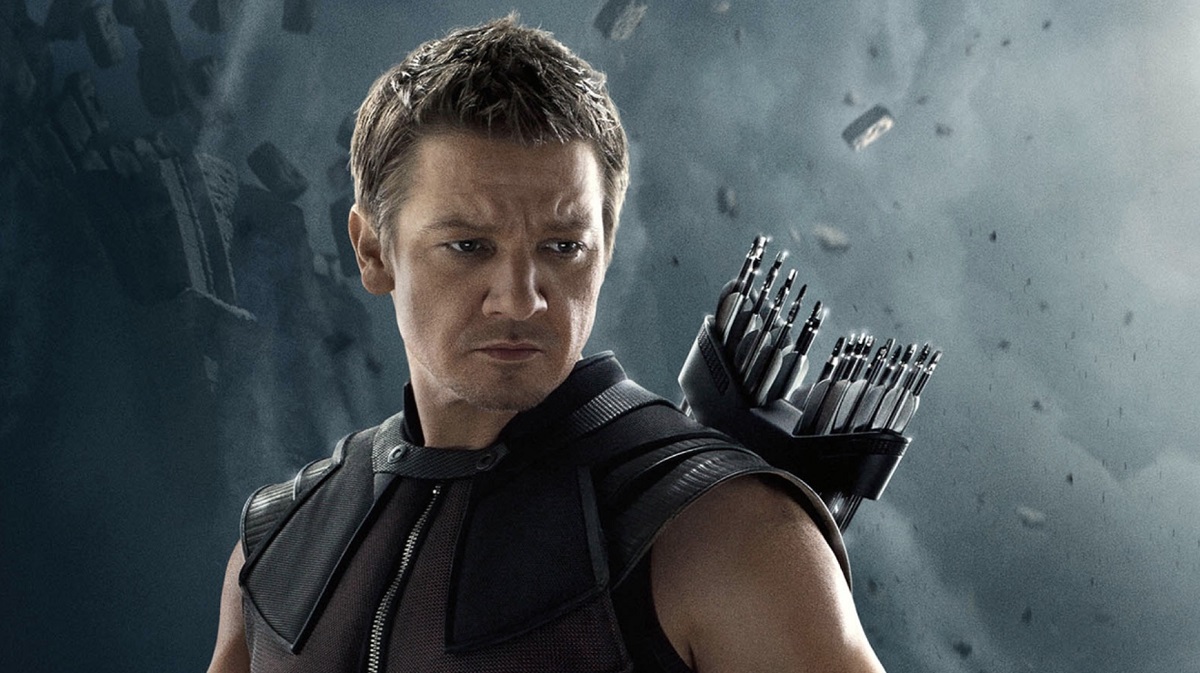 Jeremy Renner as Hawkeye in The Avengers