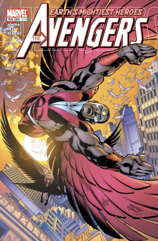 Avengers Comic with Falcon on the cover