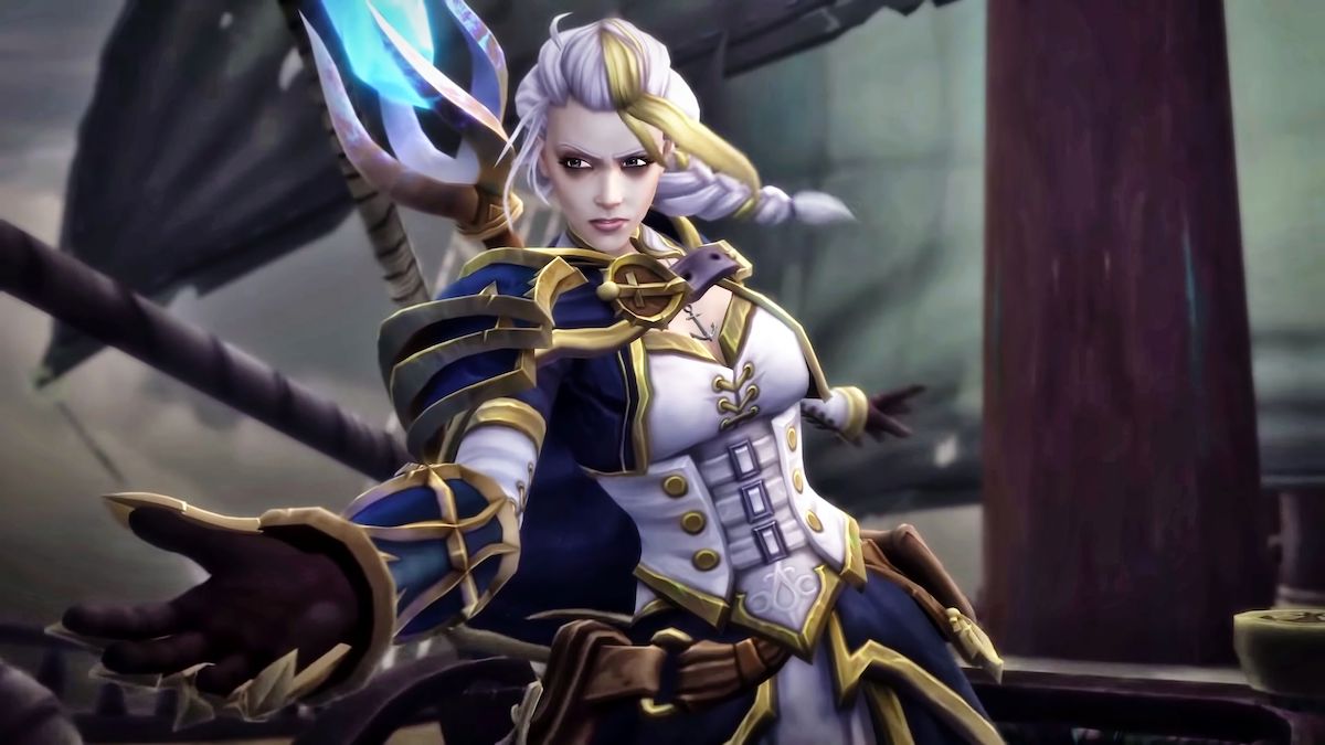 Jaina Proudmoore of the Warcraft franchise.