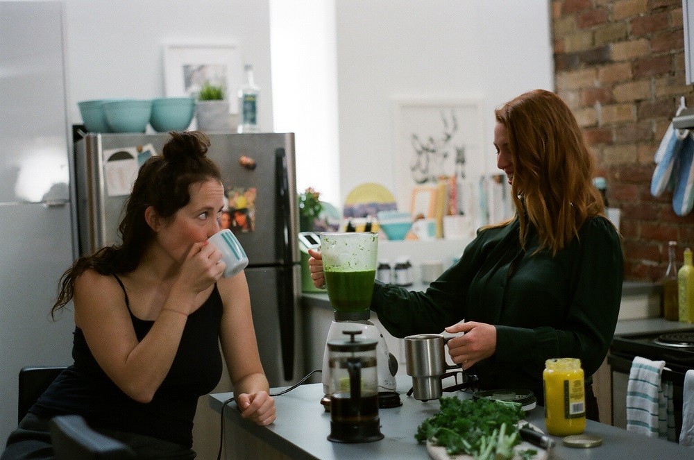 Still of Heidi Lynch and Perrie Voss in Avocado Toast the series