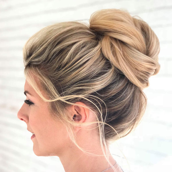 Mini Braid Wrapped High Bun | Missy Sue - YouTube