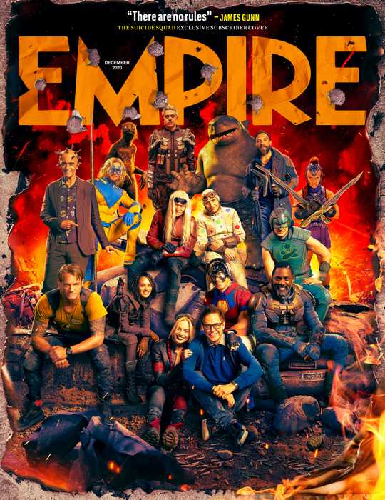 Empire Magazine subscriber cover of James Gunn's The Suicide Squad for their December 2020 issue.