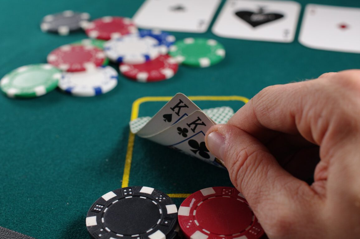 a poker hand is revealed