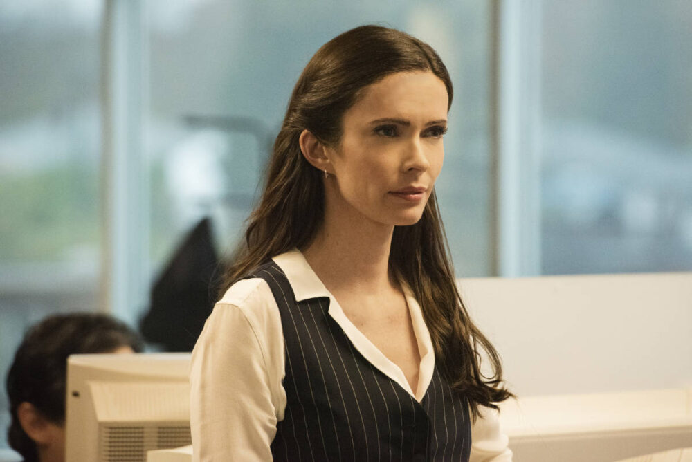 Lois Lane at the Daily Planet.