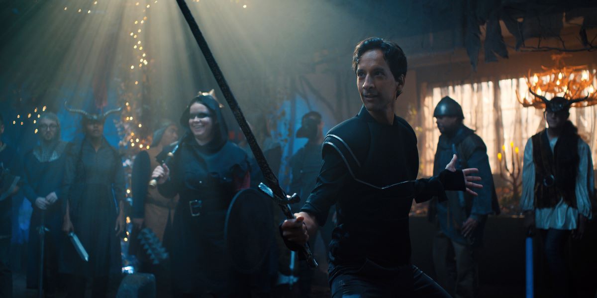 Still of Danny Pudi in Mythic Quest episode "Everlight."