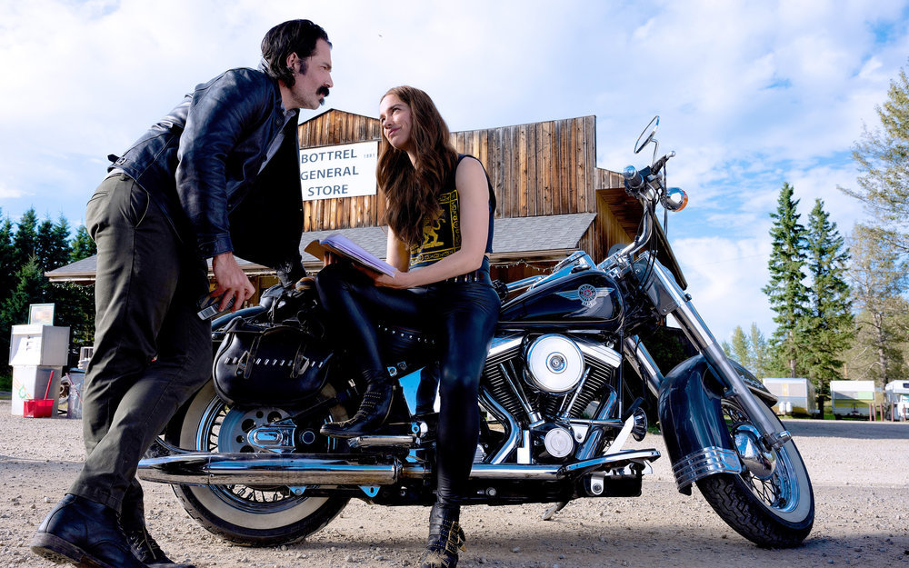 ‘Wynonna Earp’ Stars Melanie Scrofano and Tim Rozon Reunite for SURREALESTATE