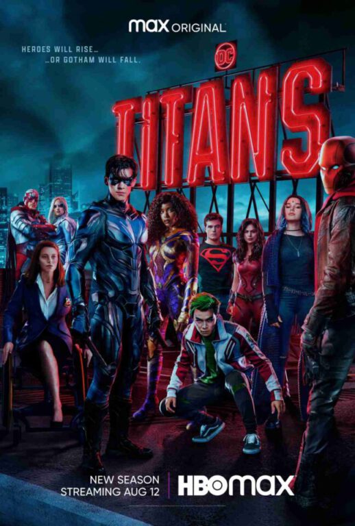 Season three poster art for HBO Max's Titans.