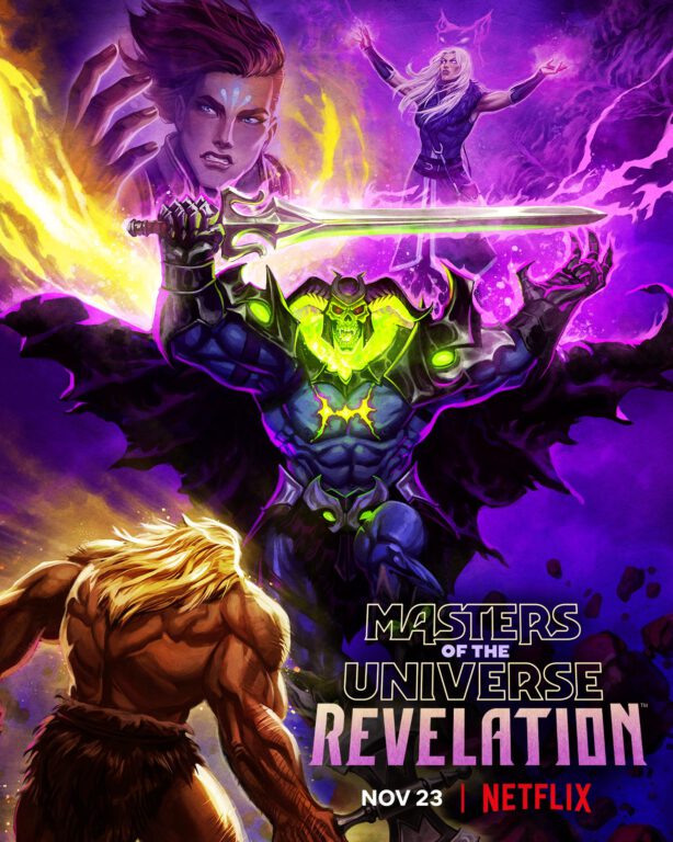 New poster for part two of Masters of the Universe: Revelation.