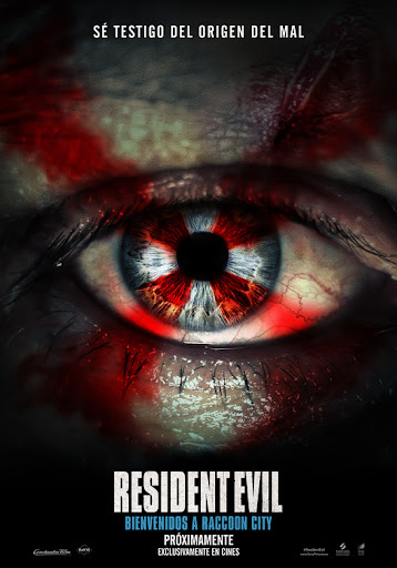 The international poster for Resident Evil: Welcome to Raccoon CIty.