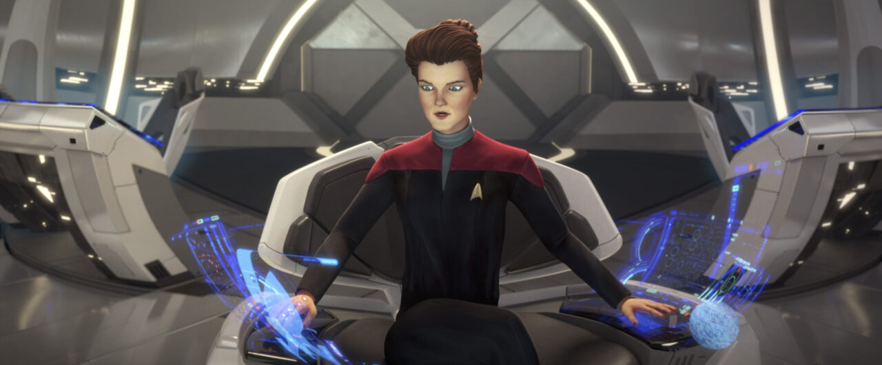 Kate Mulgrew as Janeway in Star Trek: Prodigy