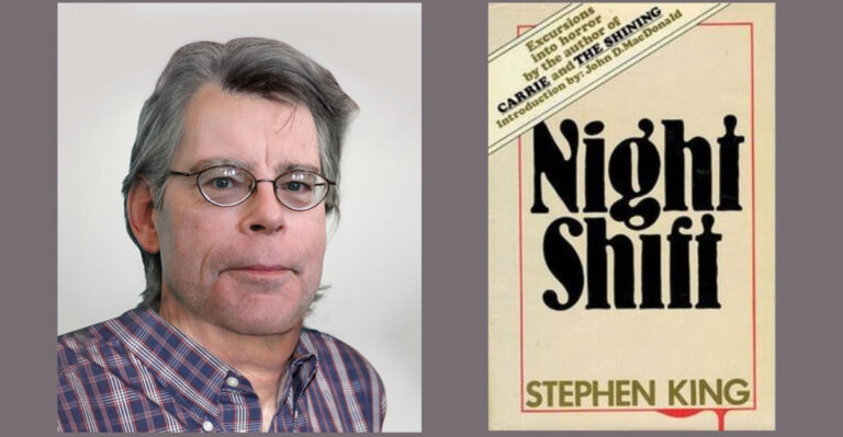 Stephen King and The Night Shift Book containing The Boogeyman story