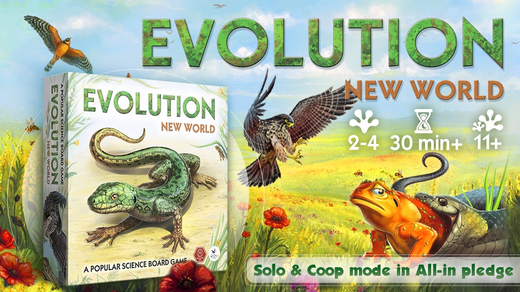 EVOLUTION: NEW WORLD – Kickstarter Board Game Preview