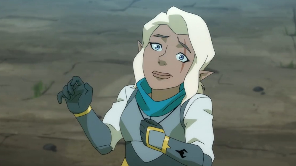 Pike (Ashley Johnson) in The Legend of Vox Machina.