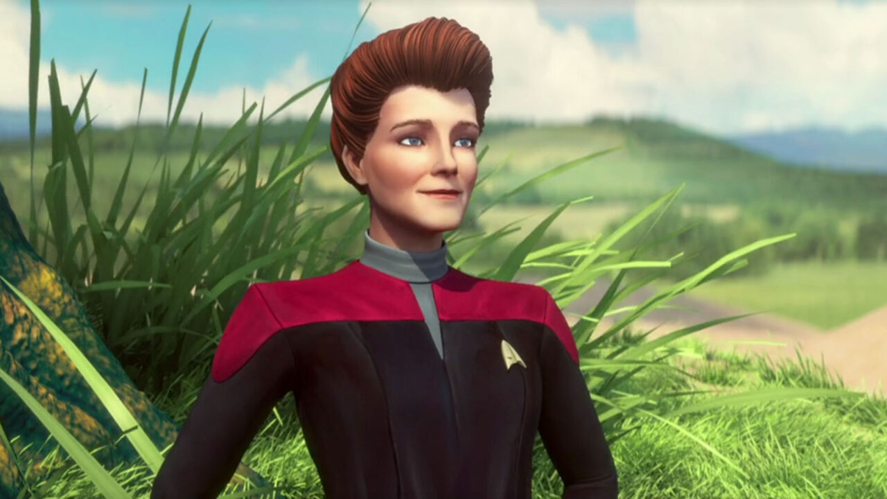 Kate Mulgrew as Janeway in STAR TREK: PRODIGY