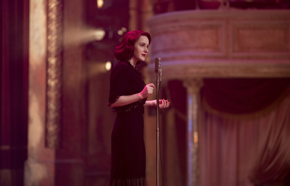 Rachel Brosnahan in Amy Sherman-Palladino's Amazon Prime Video period comedy-drama television streaming series, The Marvelous Mrs. Maisel, Season 4 Episode 4