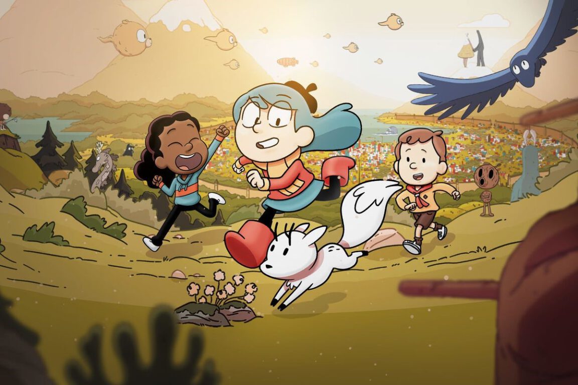 Hilda Netflix animated series.