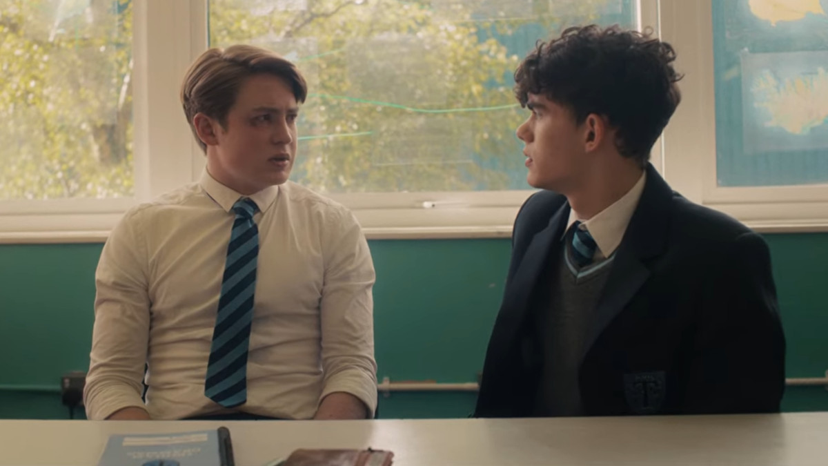 Nick and Charlie talking about Nick's fight with Harry in form.