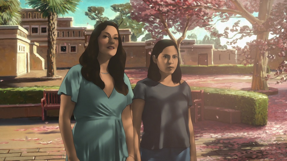 Becca and Alma standing in the sunlight in Undone Season 2 Episode 3 "Mexico."