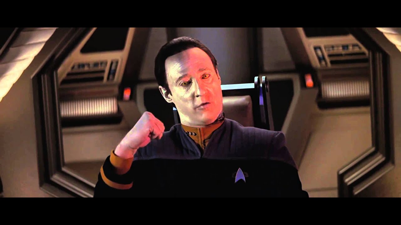 Brent Spiner as Data in Star Trek: Insurrection