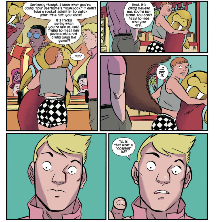Page from The Unbeatable Squirrel Girl issue six.