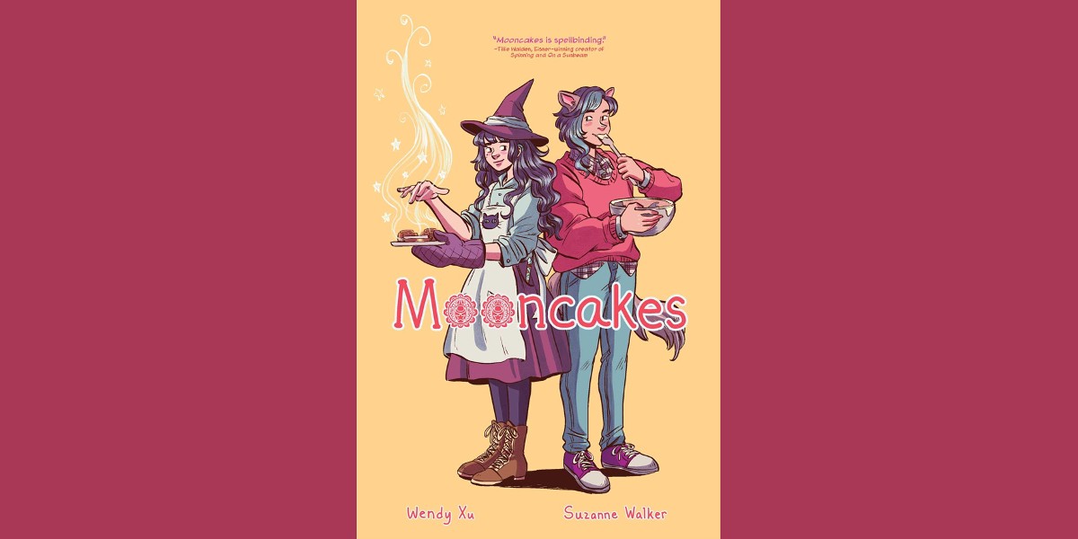 The cover of Wendy Xu's graphic novel Mooncakes