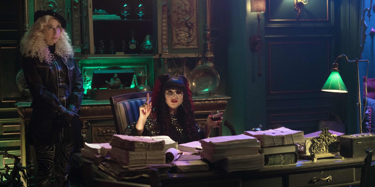 Nadja and the Guide enter negotiations with the Wraiths on What We Do In The Shadows
