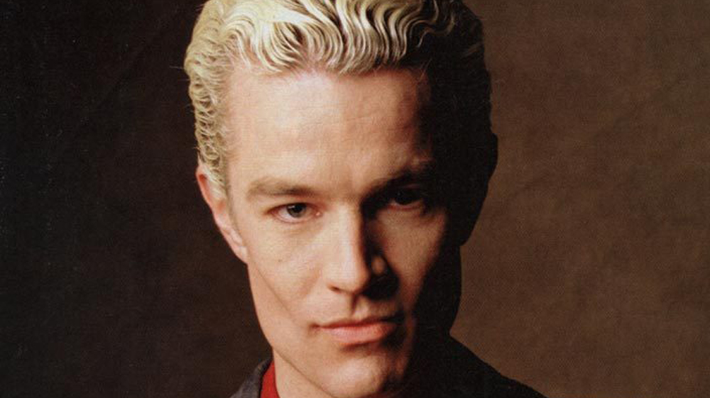 Spike staring straight ahead lustily, a promo photo from Buffy the Vampire Slayer.