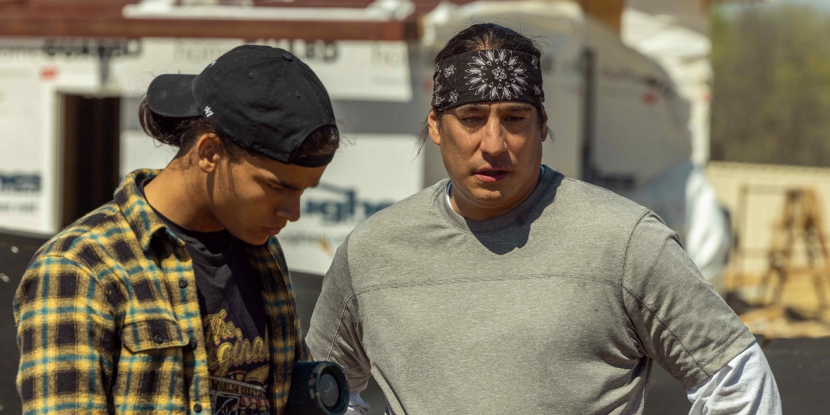 Bear and Danny bond over the loss of Daniel on Reservation Dogs.