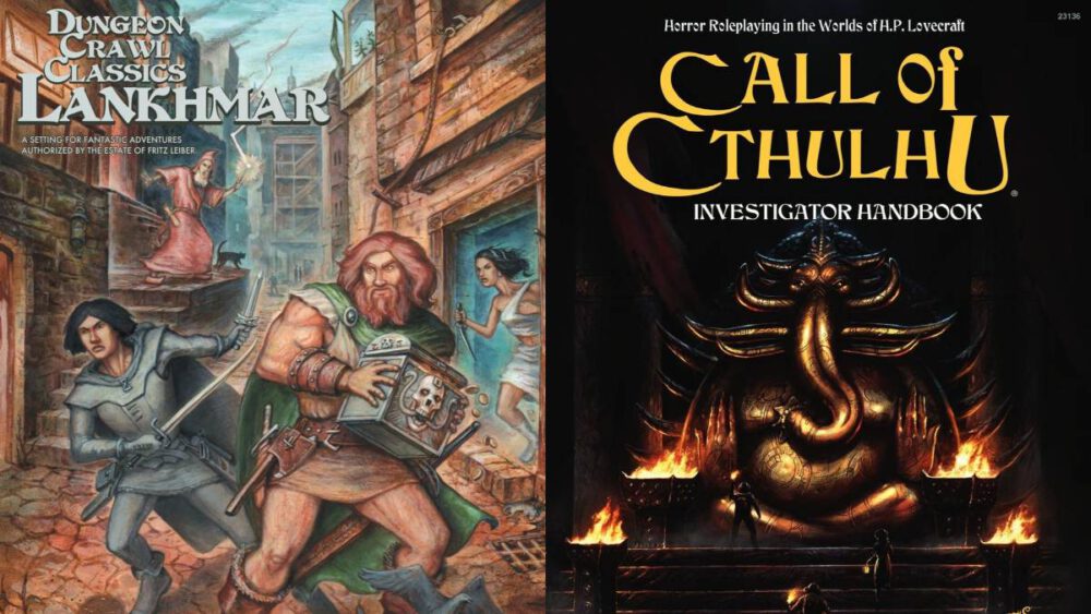 Cover art for Dungeon Classic Crawls and Call of Cthulhu