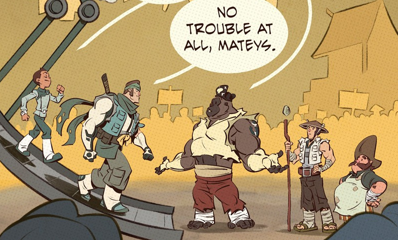 The Shadow Pirates arrive in Old San Diego.