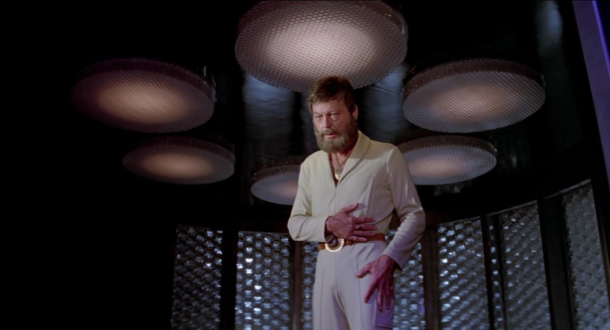 Dr. McCoy is a white man with a beard in Star Trek: The Motion Picture, and he is wearing all white