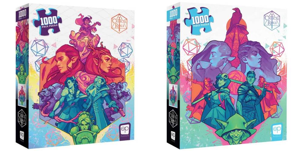 The Vox Machina and Mighty Nein puzzles from The Op Games.