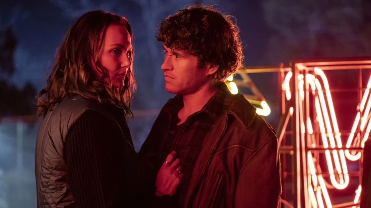 Allyson (Andi Matichak) talks to Corey (Rohan Campbell) in Halloween Ends