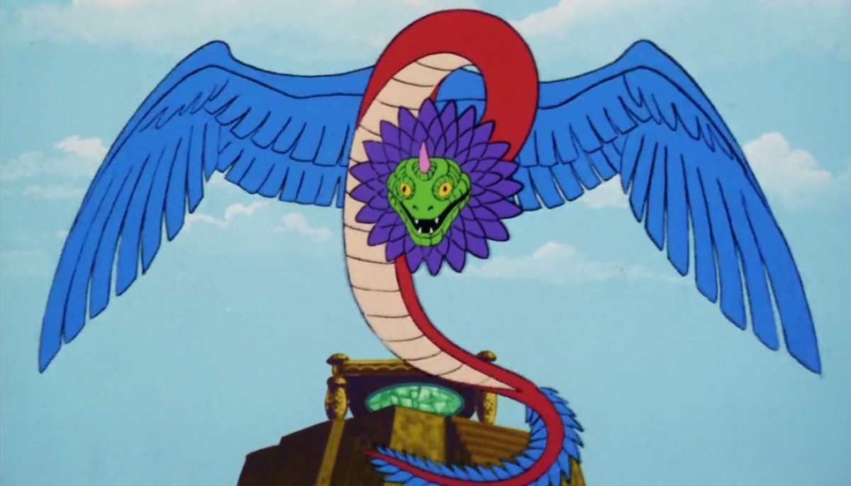 Kukulkan, a giant winged serpent, in Star Trek: The Animated Series.