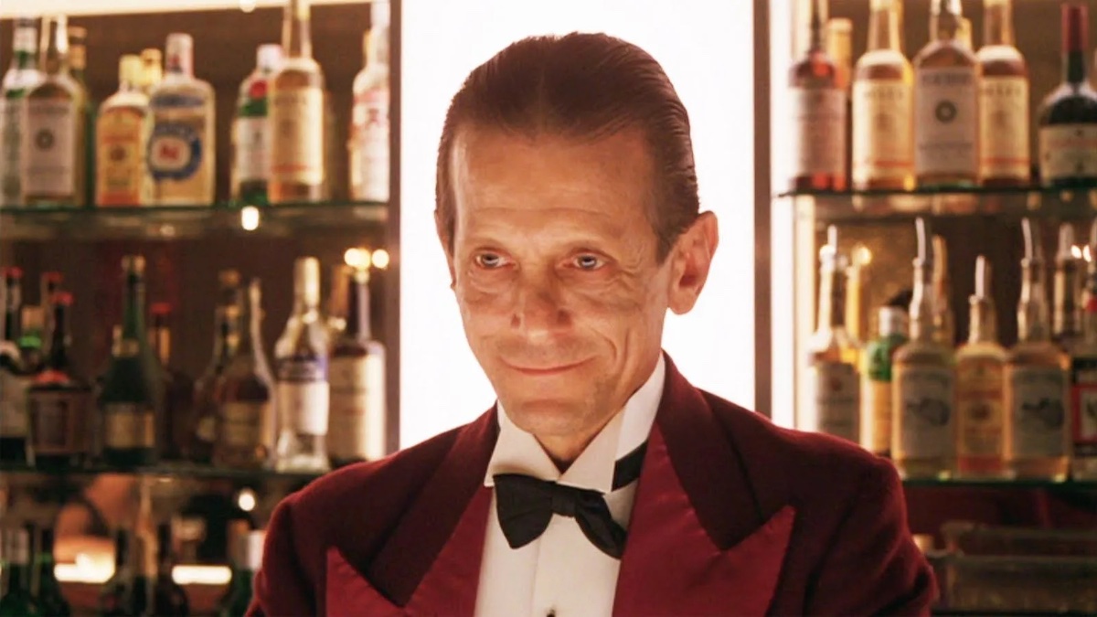 Joe Turkel as the Overlook Bartender in The Shining.
