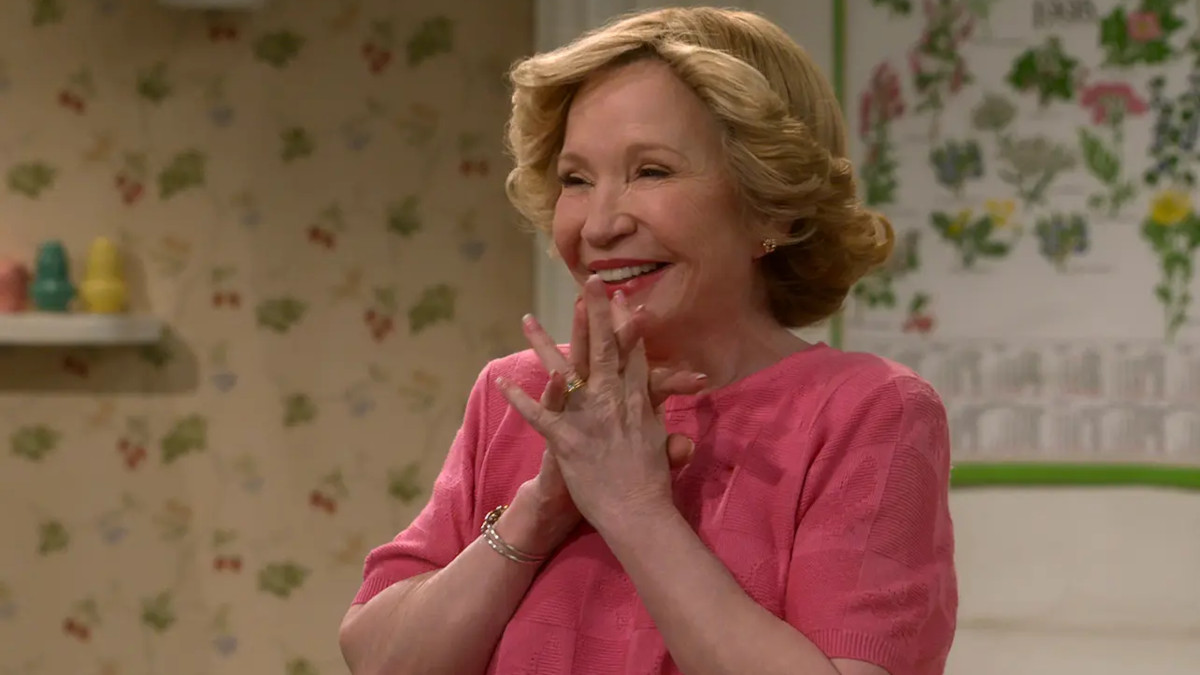 Kitty Forman acting excited.